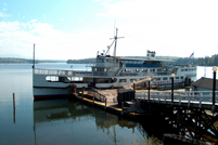 Weirs Beach, NH - M/S Mt. Washington at the Pier